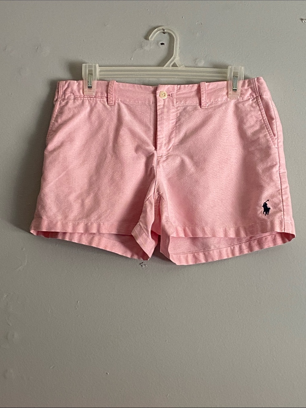 Polo Ralph Lauren Light Pink Cotton Chino Mid-Rise Shorts Size 4